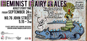 Feminist Fairy Tales flyer 2010